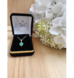 14k Solid YELLOW ROSE WHITE Gold Pendant Necklace Brilliant Cut Heart Shaped Genuine Gemstone Grade AA /AAA NATURAL Handcraft...