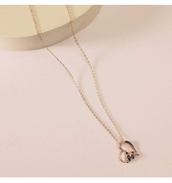 Women Girl Spring Summer Fashion Necklace Jewelry Necklace Classic Stylish with Words Engraved I Love You Forever Jewelry for...