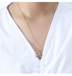 Women Girl Spring Summer Fashion Necklace Jewelry Necklace Classic Stylish with Words Engraved I Love You Forever Jewelry for...