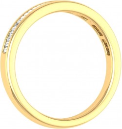 14K Gold Channel Set Baguette Diamond Wedding Band (1/4 carat) Yellow Gold $148.50 Bracelets