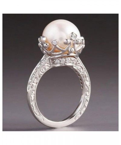 925 Sterling Silver Natural Freshwater White Pearl Vintage Palace Style Light Hollow Out Women's Valentine's Day Gift Wedding...