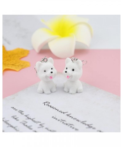 Lovely Dog Dangle Drop Animal Earrings Cute Animal Pet Puppy Earrings for Women Girl Gift-A $6.59 Earrings