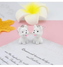 Lovely Dog Dangle Drop Animal Earrings Cute Animal Pet Puppy Earrings for Women Girl Gift-A $6.59 Earrings