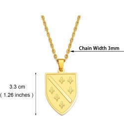 VUTRIEU2K Bosnians Pendant Necklaces Gold Color Silver Color Charm Bosna Jewelry Length: 60cm or 23.6 Inches Style 14 $8.75 N...