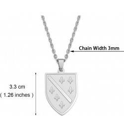 VUTRIEU2K Bosnians Pendant Necklaces Gold Color Silver Color Charm Bosna Jewelry Length: 60cm or 23.6 Inches Style 14 $8.75 N...