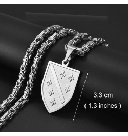 VUTRIEU2K Bosnians Pendant Necklaces Gold Color Silver Color Charm Bosna Jewelry Length: 60cm or 23.6 Inches Style 14 $8.75 N...