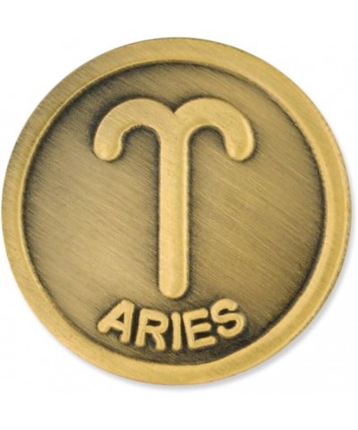 Antique Gold Zodiac Symbol Lapel Pin 5 Piece Gold Aries $12.76 Others