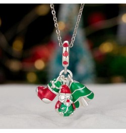 Christmas Charm 925 Sterling Silver Red Enamel Snowflake Love Christmas Tree Charms For Bracelets or Necklace Stocking $9.46 ...