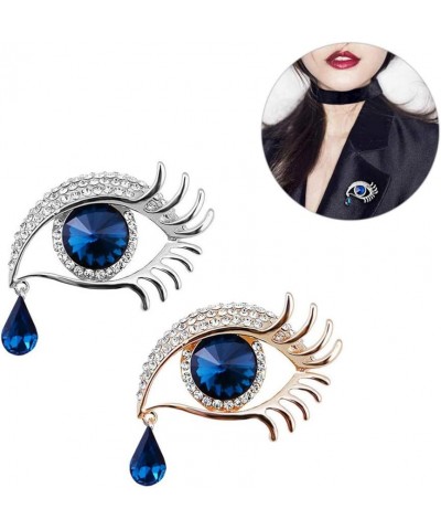 Tear Brooch Pin 2pcs & Pins Brooch Pins for Women Fashion es for Crafts Evil Eye Charm Lash Accessories Women's Hat Decor Ado...