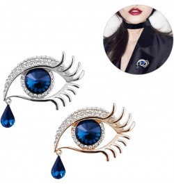 Tear Brooch Pin 2pcs & Pins Brooch Pins for Women Fashion es for Crafts Evil Eye Charm Lash Accessories Women's Hat Decor Ado...