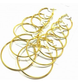 6 Pairs Circle Hoop Dangle Earrings Women Celebrity Eardrop Clothing Accessories, Valentines Costume Jewelry Gift for Women G...