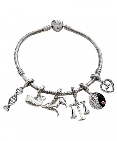 Howling Wolf 925 Sterling Silver Pendant Charm Bead For Pandora & Similar Charm Bracelets or Necklaces $17.60 Bracelets