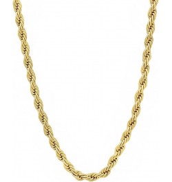 2mm-6mm 14k Yellow Gold Plated Twisted Rope Chain Necklace or Bracelet 30.0 Inches 2.8mm Necklace $22.26 Necklaces