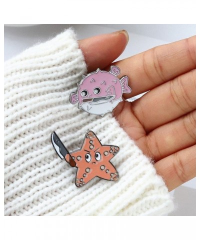 1/5/7pcs Save The Ocean Environmentalist Brooches & Pins, Cute Marine Protection Brooch, Protect The Earth Cartoon Brooch Pin...