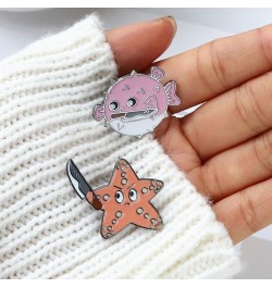 1/5/7pcs Save The Ocean Environmentalist Brooches & Pins, Cute Marine Protection Brooch, Protect The Earth Cartoon Brooch Pin...