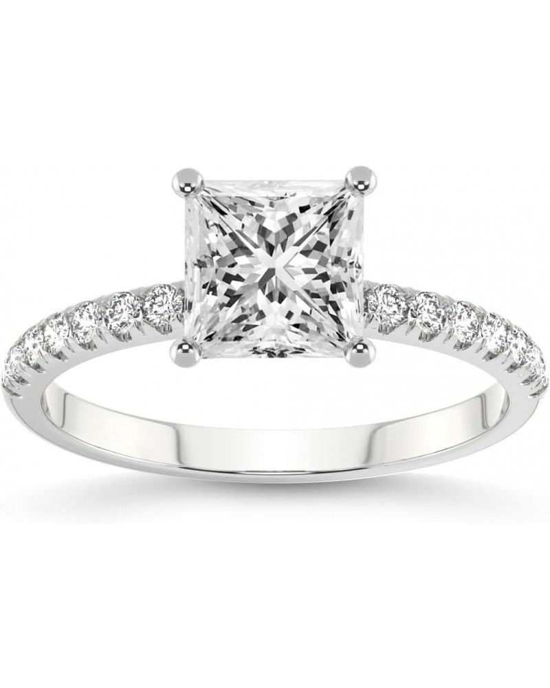 1 Carat - 5 Carat | IGI Certified Lab Grown Diamond Ring | 14K Or 18K in White, Yellow Or Rose Gold | Olivia Secret Halo Lab ...