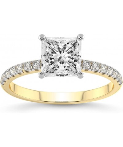 1 Carat - 5 Carat | IGI Certified Lab Grown Diamond Ring | 14K Or 18K in White, Yellow Or Rose Gold | Olivia Secret Halo Lab ...