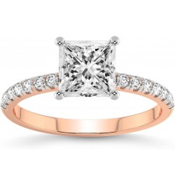 1 Carat - 5 Carat | IGI Certified Lab Grown Diamond Ring | 14K Or 18K in White, Yellow Or Rose Gold | Olivia Secret Halo Lab ...