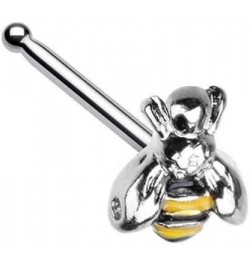 Buzz Off Bumble Bee Nose Stud Ring $9.53 Body Jewelry