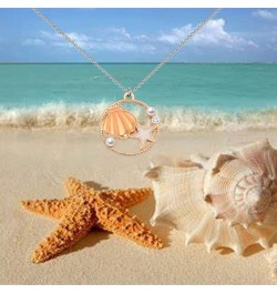 Sea Starfish Necklace/Earring Summer Jewelry Ocean Beach Themed Gifts for Women Girl Beach Lovers Gift Sea NL-1 $8.84 Jewelry...