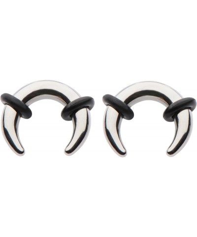 Pair Steel Ear Plugs Tunnels Tapers Pinchers Horseshoes Gauges Septum 0g 1g 2g 4g 6g 8g 10g 12g 14g 8g $8.47 Body Jewelry