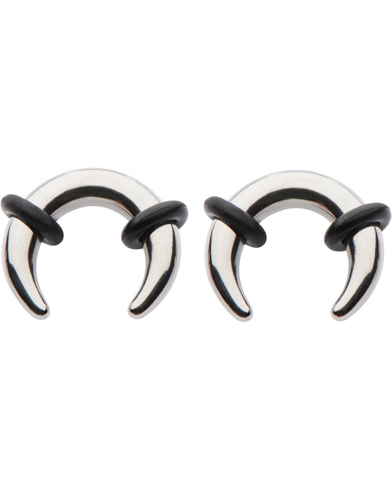 Pair Steel Ear Plugs Tunnels Tapers Pinchers Horseshoes Gauges Septum 0g 1g 2g 4g 6g 8g 10g 12g 14g 8g $8.47 Body Jewelry