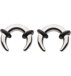 Pair Steel Ear Plugs Tunnels Tapers Pinchers Horseshoes Gauges Septum 0g 1g 2g 4g 6g 8g 10g 12g 14g 8g $8.47 Body Jewelry