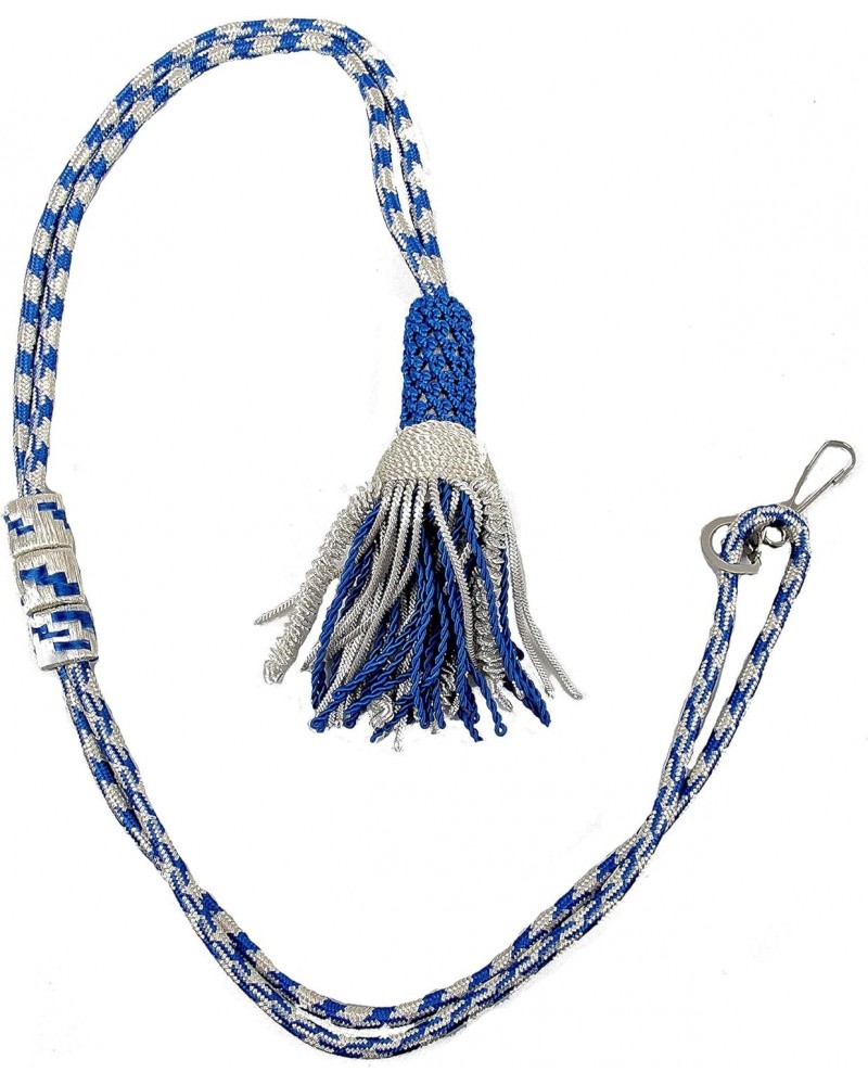 Bishop Tassel Pectoral Cord (Royal Blue/Silver) $21.19 Necklaces