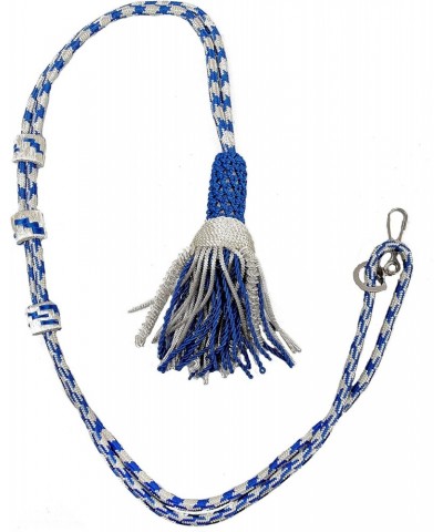 Bishop Tassel Pectoral Cord (Royal Blue/Silver) $21.19 Necklaces