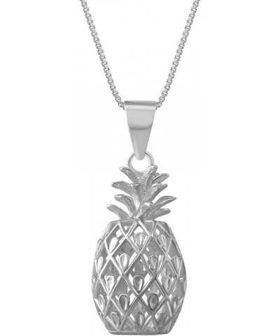 Sterling Silver Large Pineapple Pendant Necklace, 16+2" Extender 1. Sterling Silver $18.06 Necklaces