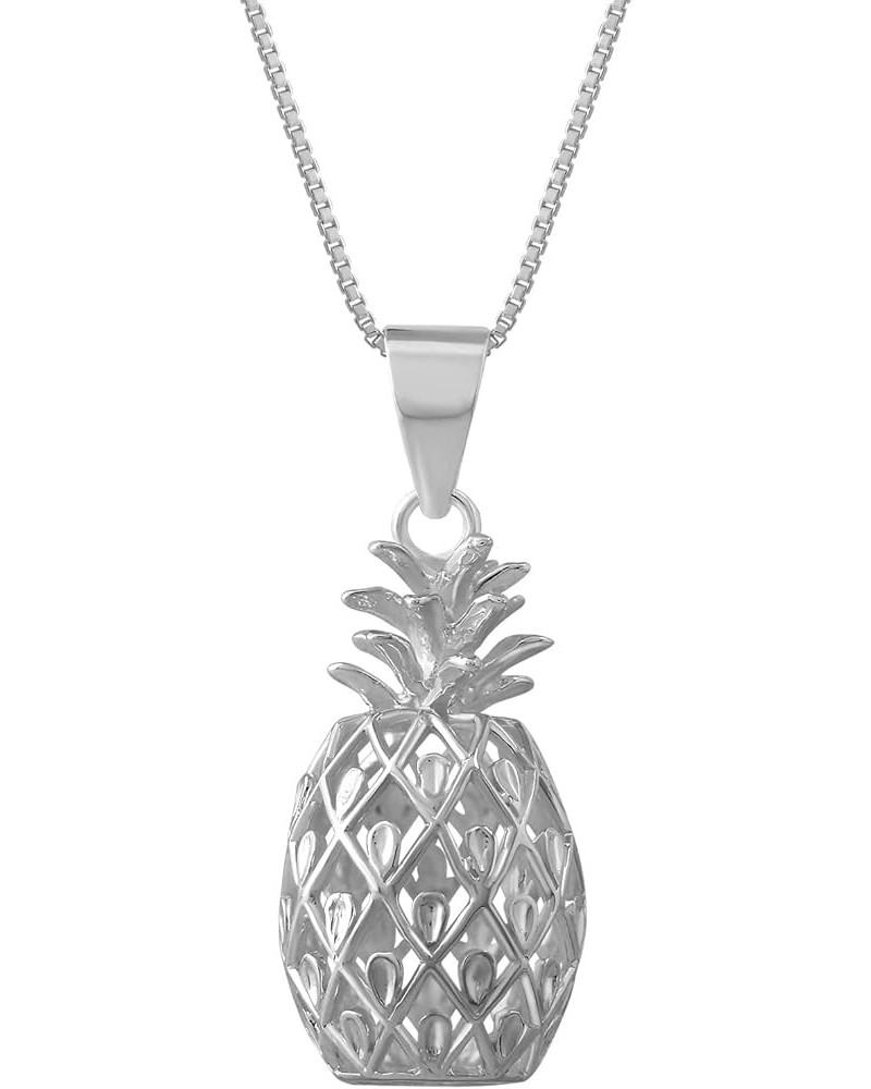 Sterling Silver Large Pineapple Pendant Necklace, 16+2" Extender 1. Sterling Silver $18.06 Necklaces