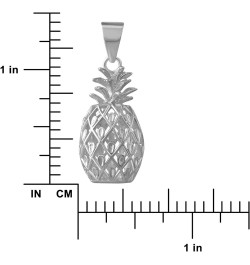 Sterling Silver Large Pineapple Pendant Necklace, 16+2" Extender 1. Sterling Silver $18.06 Necklaces