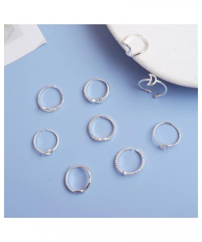 6-12Pcs Stackable Rings for Teen Girl Gifts Trendy Stuff Boho Knuckle Rings for Women Stacking Midi Rings Set Vintage Aesthet...