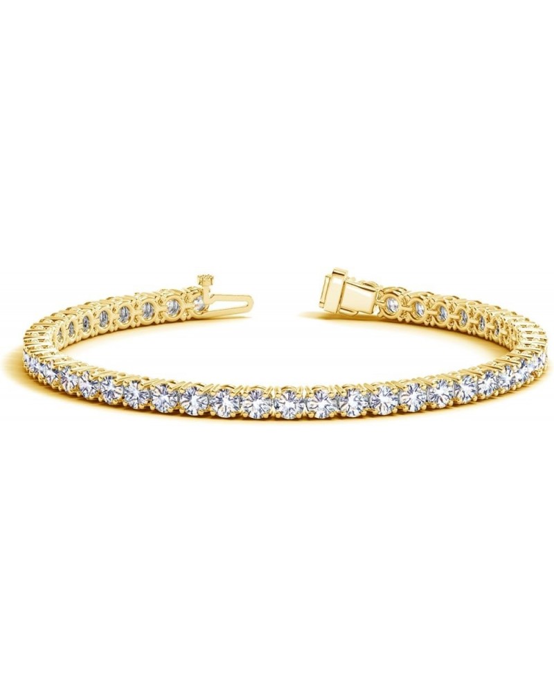 2-20 Carat Classic Diamond Tennis Bracelet Ultra Premium Collection Yellow Gold 2.0 carats $2.00 Bracelets