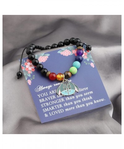 Eeyore Cartoon Charm Beads Bracelet Eeyore Lover Inspiration Gift Movie Inspired Gift Eeyore Fans Gift Eeyore-Bracelet $9.90 ...