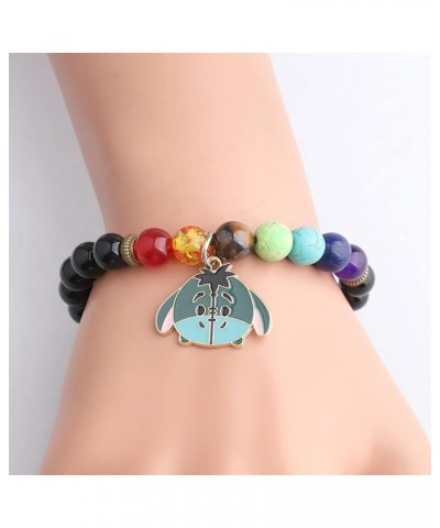 Eeyore Cartoon Charm Beads Bracelet Eeyore Lover Inspiration Gift Movie Inspired Gift Eeyore Fans Gift Eeyore-Bracelet $9.90 ...