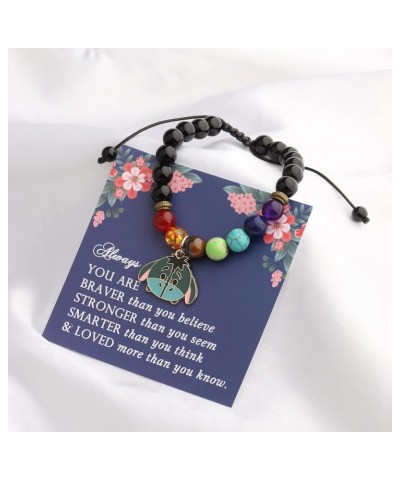 Eeyore Cartoon Charm Beads Bracelet Eeyore Lover Inspiration Gift Movie Inspired Gift Eeyore Fans Gift Eeyore-Bracelet $9.90 ...