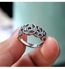 Unisex Attract Wealth Money And Good Luck Ring,Five Emperor Money Ring,Chinese Feng Shui Coins For Fortune And Success Ring,R...