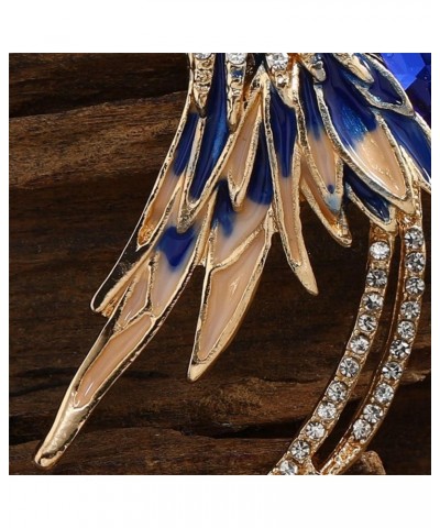 Retro Bird Brooches, Exquisite Elegant Rhinestone Bird Brooch Pin Sparkling Banquet Jewelry Gifts for Women, Girls, Ladies(Mu...