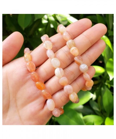 1pc Natural Stretch Gemstone Bracelet 7mm-10mm Free Form Bead 7 Inch 7.5 Inch Healing Crystal Engergy Quartz Chakras Jewelry ...