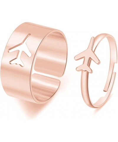 Matching Best Friends BFF Rings for Couple Tiktok Y2k Couple Rings Love Heart Moon Star Planet Rings for Women Men Girls Love...