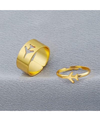 Matching Best Friends BFF Rings for Couple Tiktok Y2k Couple Rings Love Heart Moon Star Planet Rings for Women Men Girls Love...