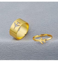 Matching Best Friends BFF Rings for Couple Tiktok Y2k Couple Rings Love Heart Moon Star Planet Rings for Women Men Girls Love...