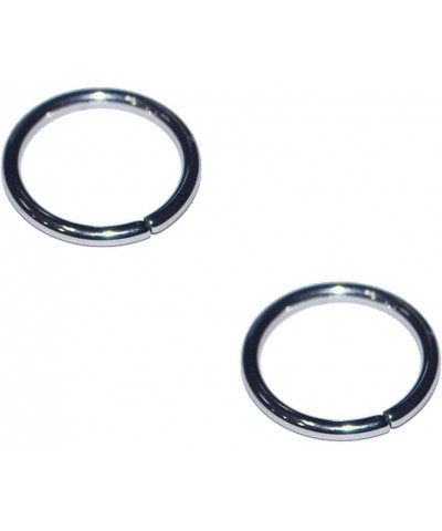 2x 14g 16g 18g 20g Body Piercing 316L Surgical Steel 14 16 18 20 Gauge Annealed Seamless Nose Ring Hoop Earring Eyebrow Tragu...