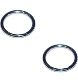 2x 14g 16g 18g 20g Body Piercing 316L Surgical Steel 14 16 18 20 Gauge Annealed Seamless Nose Ring Hoop Earring Eyebrow Tragu...