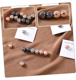 15 Pairs Alloy Glossy Magnetic Snap Hijab Small Magnetic Pin Brooches for Women Cardigan Safety Brooches Wraps for Women Magn...