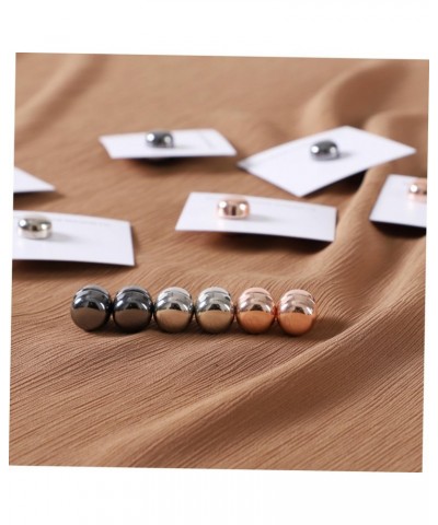 15 Pairs Alloy Glossy Magnetic Snap Hijab Small Magnetic Pin Brooches for Women Cardigan Safety Brooches Wraps for Women Magn...