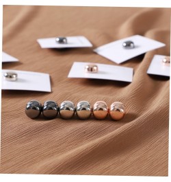 15 Pairs Alloy Glossy Magnetic Snap Hijab Small Magnetic Pin Brooches for Women Cardigan Safety Brooches Wraps for Women Magn...