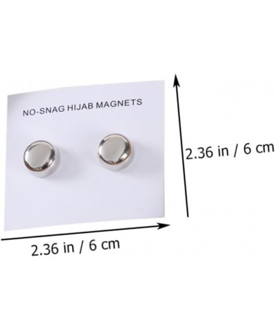 15 Pairs Alloy Glossy Magnetic Snap Hijab Small Magnetic Pin Brooches for Women Cardigan Safety Brooches Wraps for Women Magn...