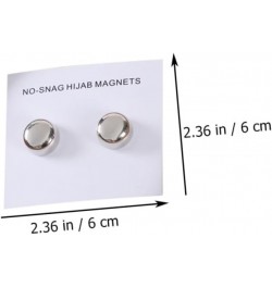 15 Pairs Alloy Glossy Magnetic Snap Hijab Small Magnetic Pin Brooches for Women Cardigan Safety Brooches Wraps for Women Magn...